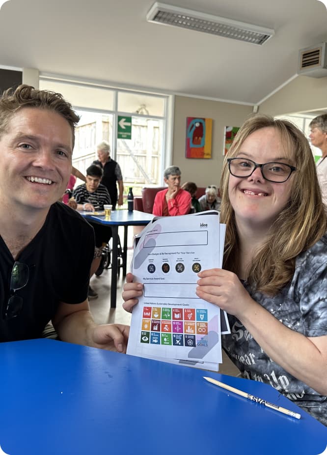 Students collaborating